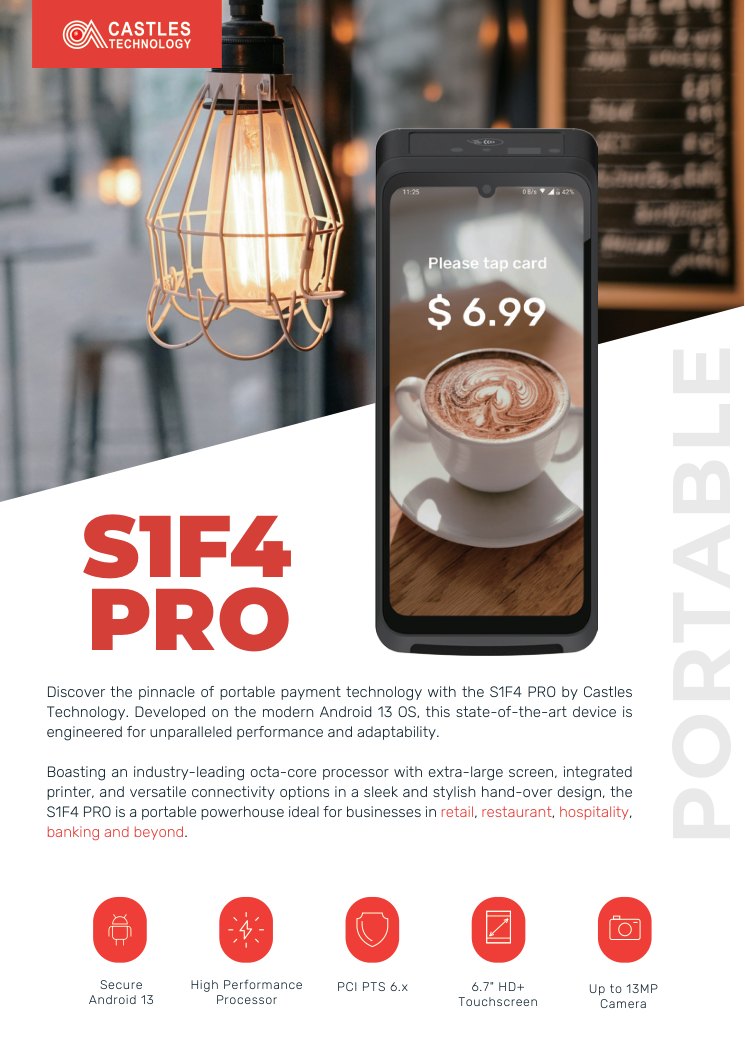 Castles S1F4 Pro brochure preview