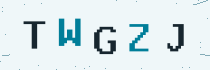Five-character security code